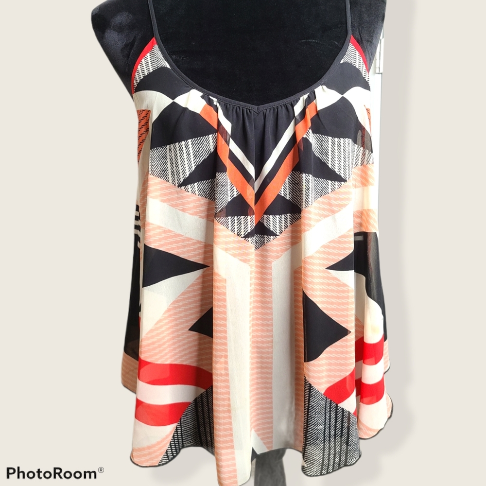 Express Sz S super cute & trendy printed tank